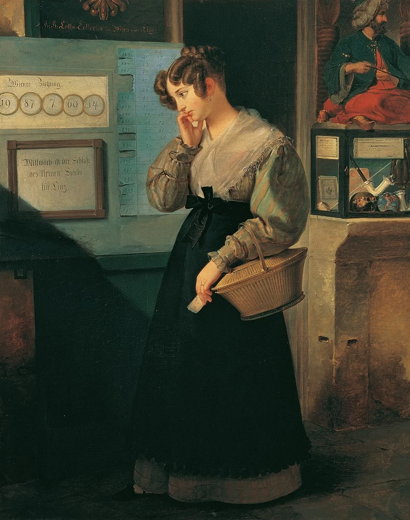 Ragazza alla lotteria - Österreichische Galerie Belvedere
